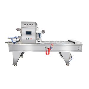 Автоматический запайщик лотков с функцией вакуумной газации и обрезкой по контуру FA-750 Foodatlas 