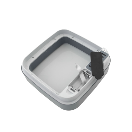 Ведро для мусора сенсорное, квадрат, Foodatlas JAH-6811, 8 л (серый)